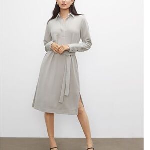 Club Monaco Light Green Long Sleeve Dress